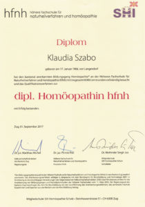Diplom Klaudia Szabo
